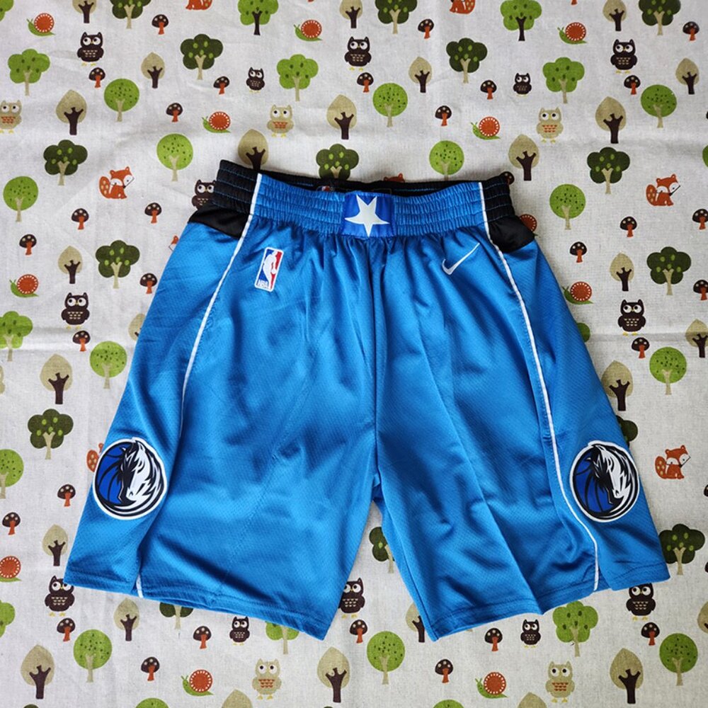 NBA Pantalon Dallas Mavericks Basketball Pants Blue